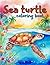 Sea turtle coloring book