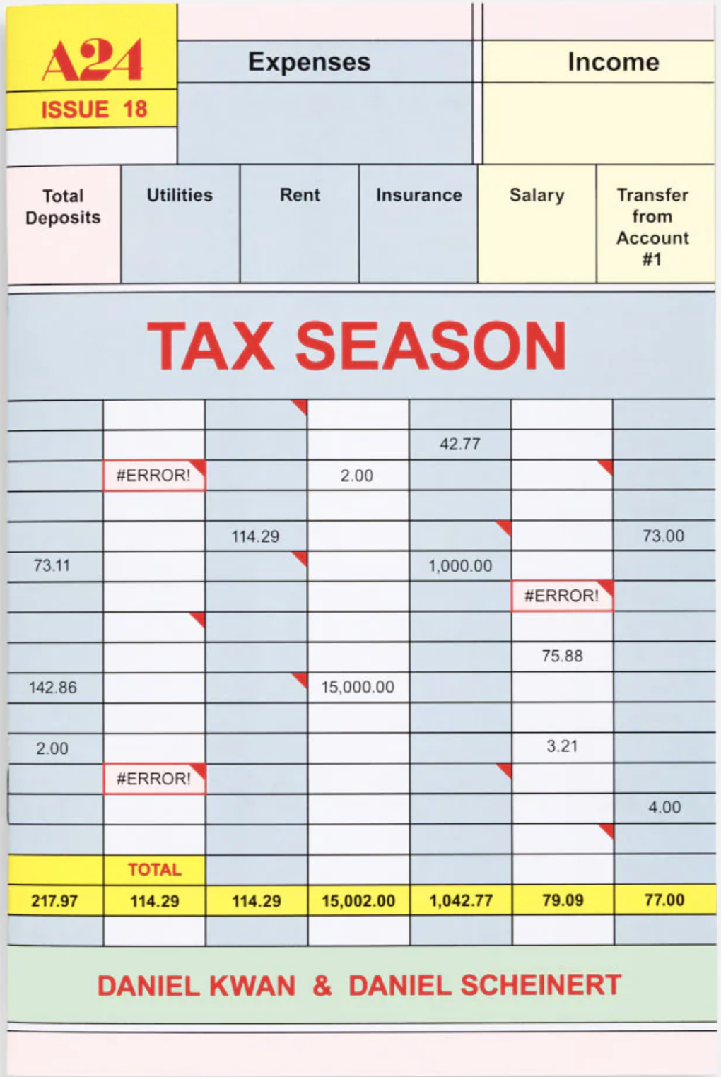 Tax Season (A24 #18)
