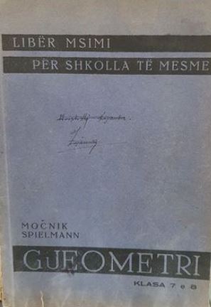 Gjeometri për shkolla të mesme : Trigonometri Sferike dhe Analytikë : Klasa VII e VIII
