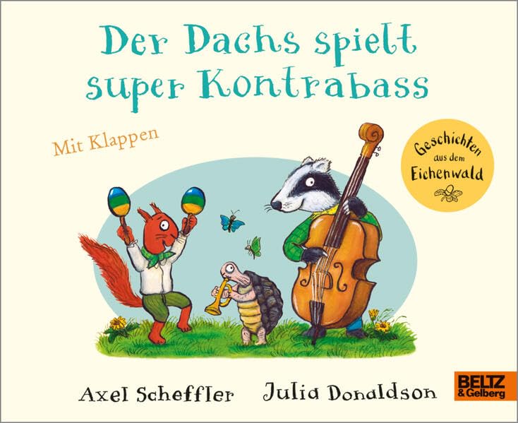 Der Dachs spielt super Kontrabass [German] (Board Book)