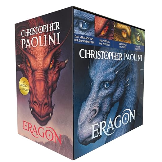 Eragon. Vier Bände im Taschenbuch-Schuber: Das Vermächtnis der Drachenreiter, Der Auftrag der Ältesten, Die Weisheit des Feuers, ... Das einzigartige Weltbestseller-Fantasy-Epos