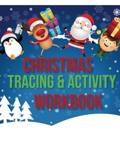 Christmas Tracing and Activity Workbook specially crafted for Grade 1! (Paperback)
