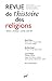 Revue de l'histoire des rel...
