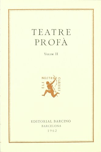 Teatre profà. Volum II (Paperback)