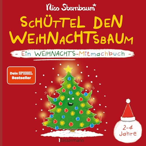 Schüttel den Weihnachtsbaum. Ein Weihnachts-Mitmachbuch zum Schütteln, Schaukeln, Pusten, Klopfen und sehen, was dann passiert (Hardcover)