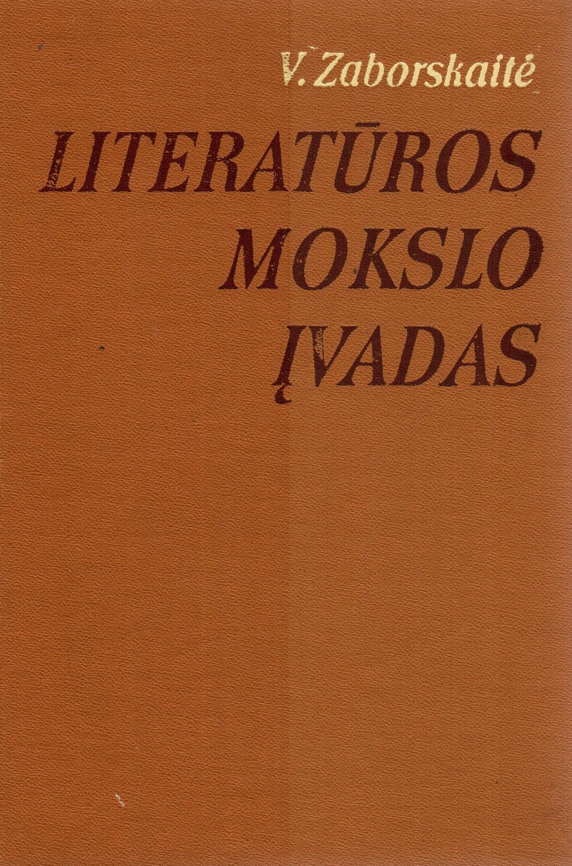 Literatūros mokslo įvadas