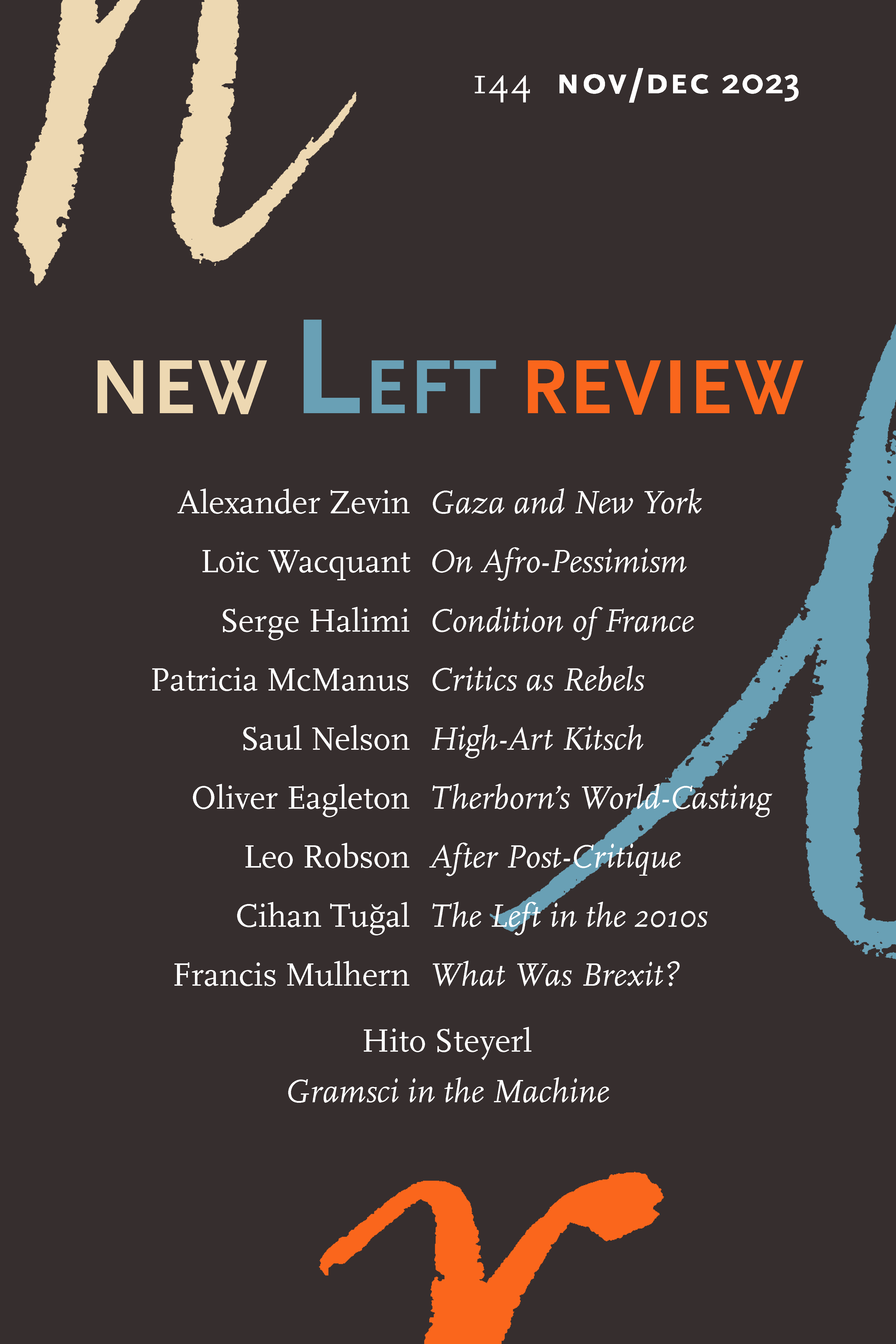 New Left Review 144 (Paperback)