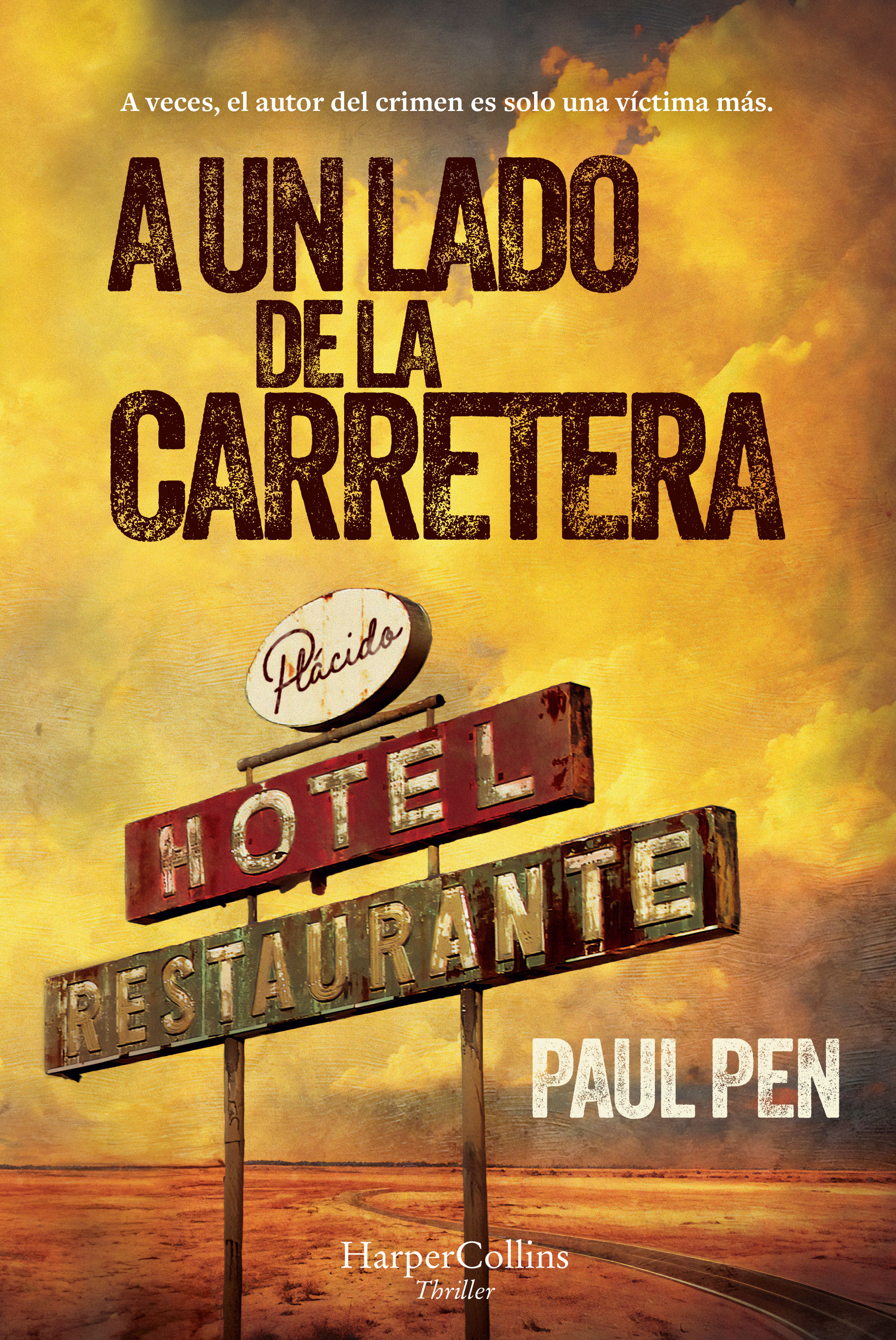 Portada de A un lado de la carretera, de Paul Pen