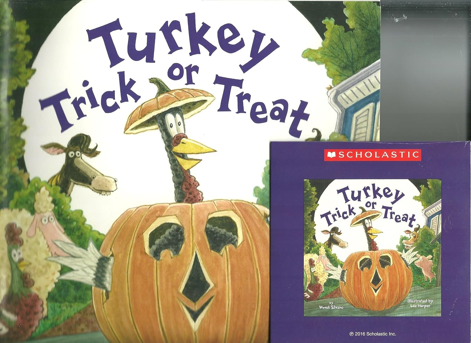 Turkey Trick or Treat with Read-Along CD (Turkey Trouble, #3)