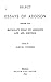 Select Essays of Addison, T...