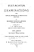 Post-Mortem Examinations, W...
