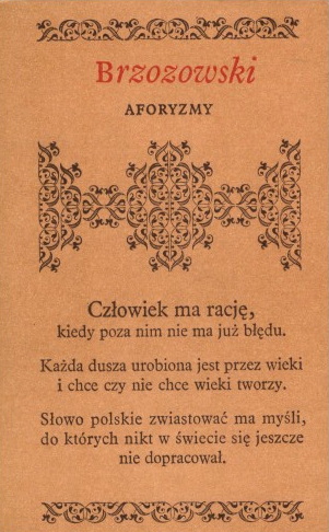 Aforyzmy (Biblioteczka aforystów) (Polish Edition)