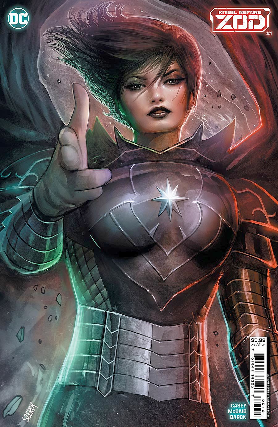 KNEEL BEFORE ZOD #1 (OF12) CVR B NATHAN SZERDY VAR