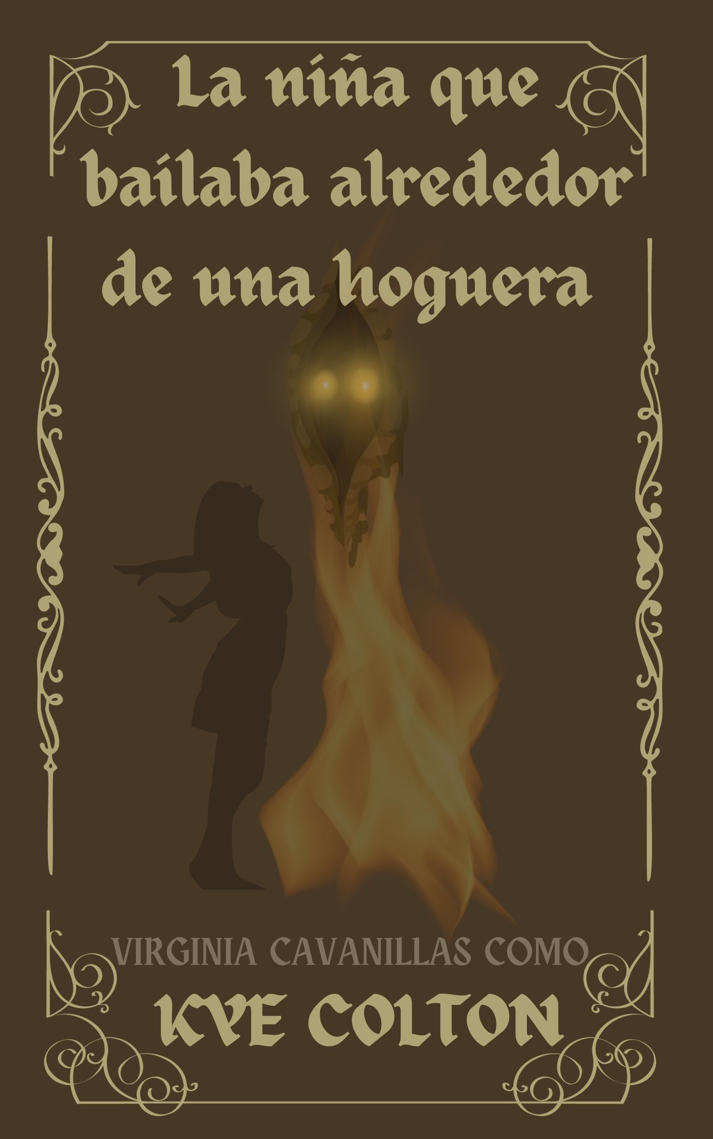 La niña que bailaba alrededor de una hoguera