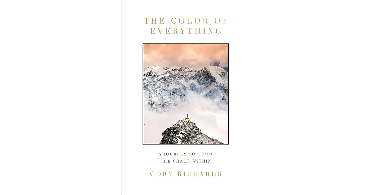Book giveaway for The Color of Everything A Journey to Quiet the Chaos