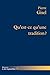 Qu'est-ce qu'une tradition?...