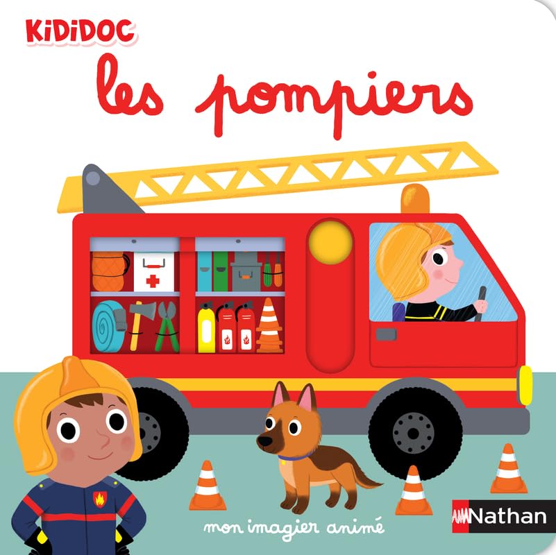 Mon imagier animé les pompiers (Hardcover)
