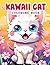 Kawaii Cat Coloring Book: Cute Anime Pages For Adults and Kids