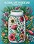 Floral Life Inside a Jar Coloring Book For Adults by Felipe Loo