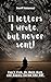 11 Letters I wrote, but never sent! by Muhammad Sheriff