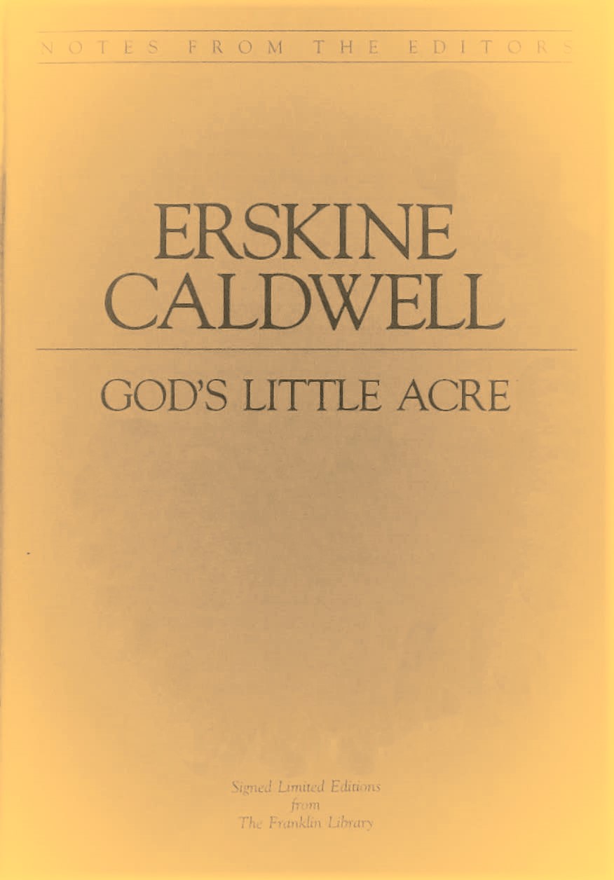 GOD'S LITTLE ACRE
