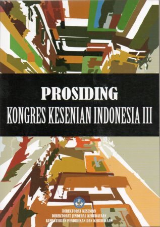 Prosiding Kongres Kesenian Indonesia III