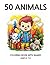 50 animals coloring book wi...