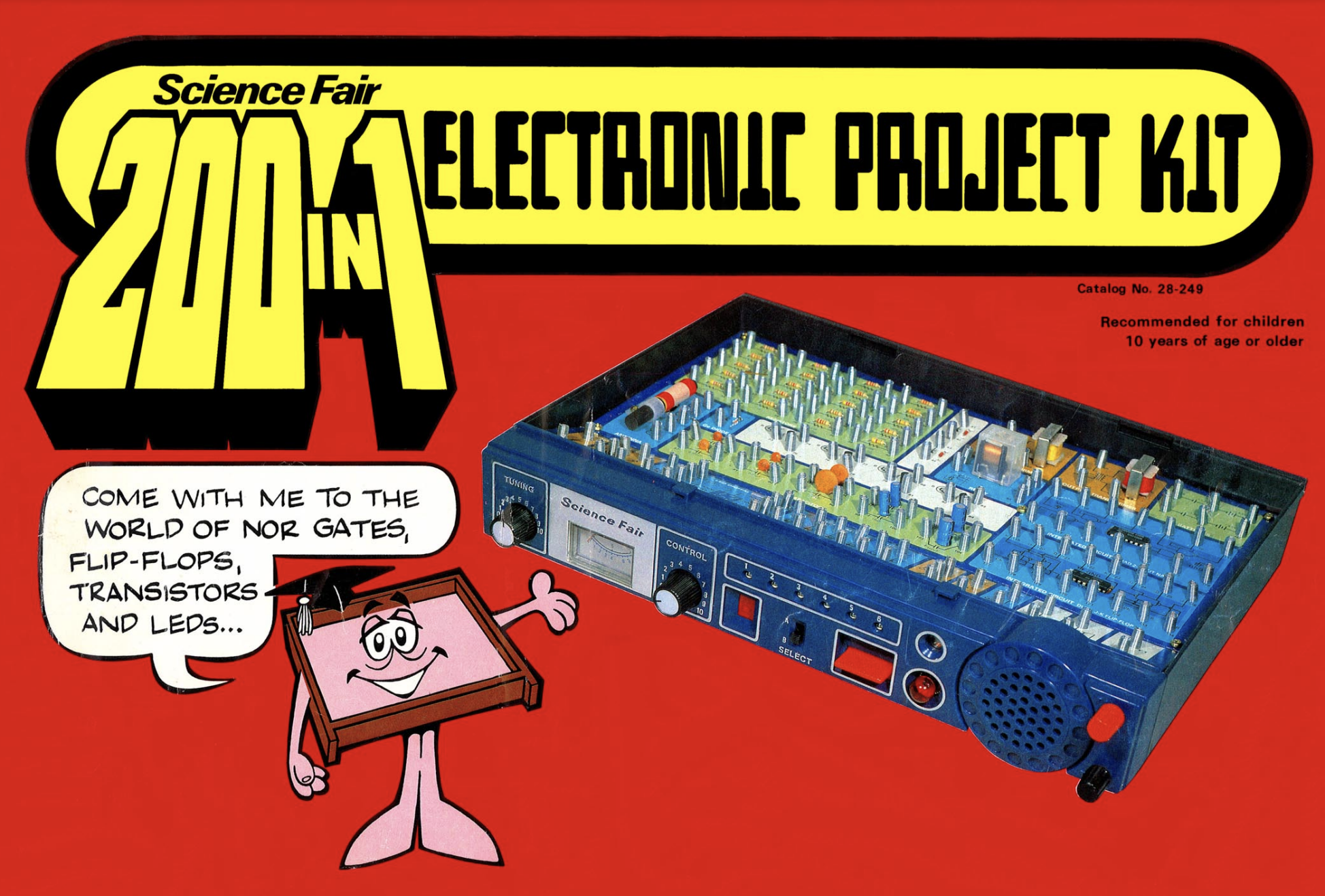 Science Fair 200 in 1 Electronic Project Kit - Cat. No. 28-265
