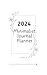 2024 Minimalist Journal Pla...