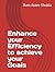 Enhance your Efficiency to achieve your Goals