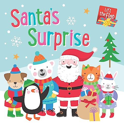 Santa's Surprise: Lift-the-Flap Board Book (Hardcover)