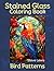Stained Glass Birds Colorin...