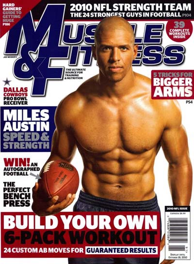 Muscle & Fitness Magazine, Volume 71, Issue 12, November 2010: NFL Issue