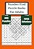 Number Find Puzzle Books for Adults  by Pavithra Ram