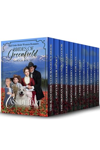 Brides of Greenfield: 12 Book Bumper Box Set of Sweet, Clean, Mail Order Bride Western Romance (Kindle Edition)