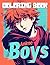 Anime Boys Coloring Book by Wade Graham