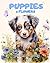 Puppies & Flowers by Kristina Lewis