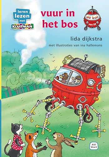 Vuur in het bos (Leren lezen met Kluitman)
