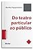 DO TEATRO PARTICULAR AO PÚB...