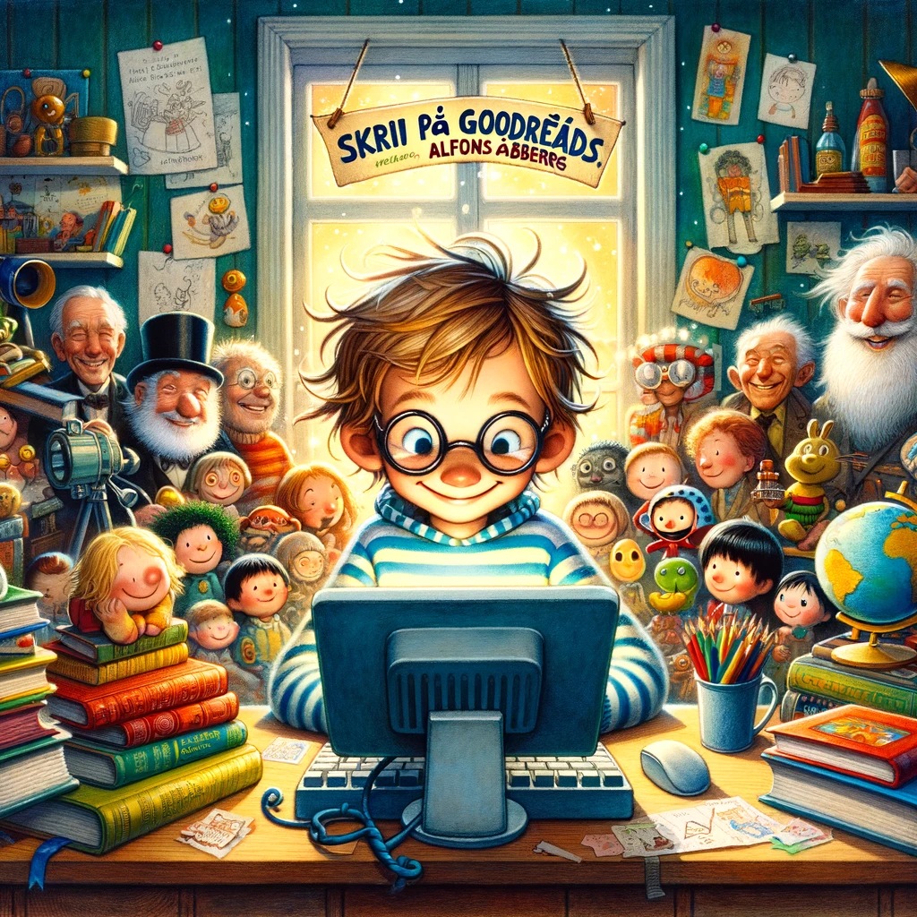 Alfons Åberg blir bokexpert på Goodreads