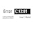 Error C:13:01: A Book of So...