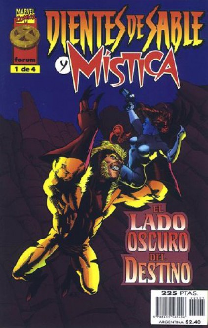 Dientes de Sable y Mística, 1 de 4: El lado oscuro del destino (Sabretooth & Mystique, #1)