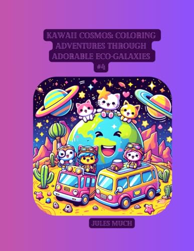 Kawaii Cosmos: Coloring Adventures Through Adorable Eco-Galaxies #4 (Paperback)
