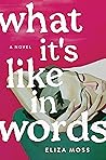 What It's Like in Words: A Novel Book cover for What It's Like in Words: A Novel