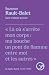 Sans tristesse aucune