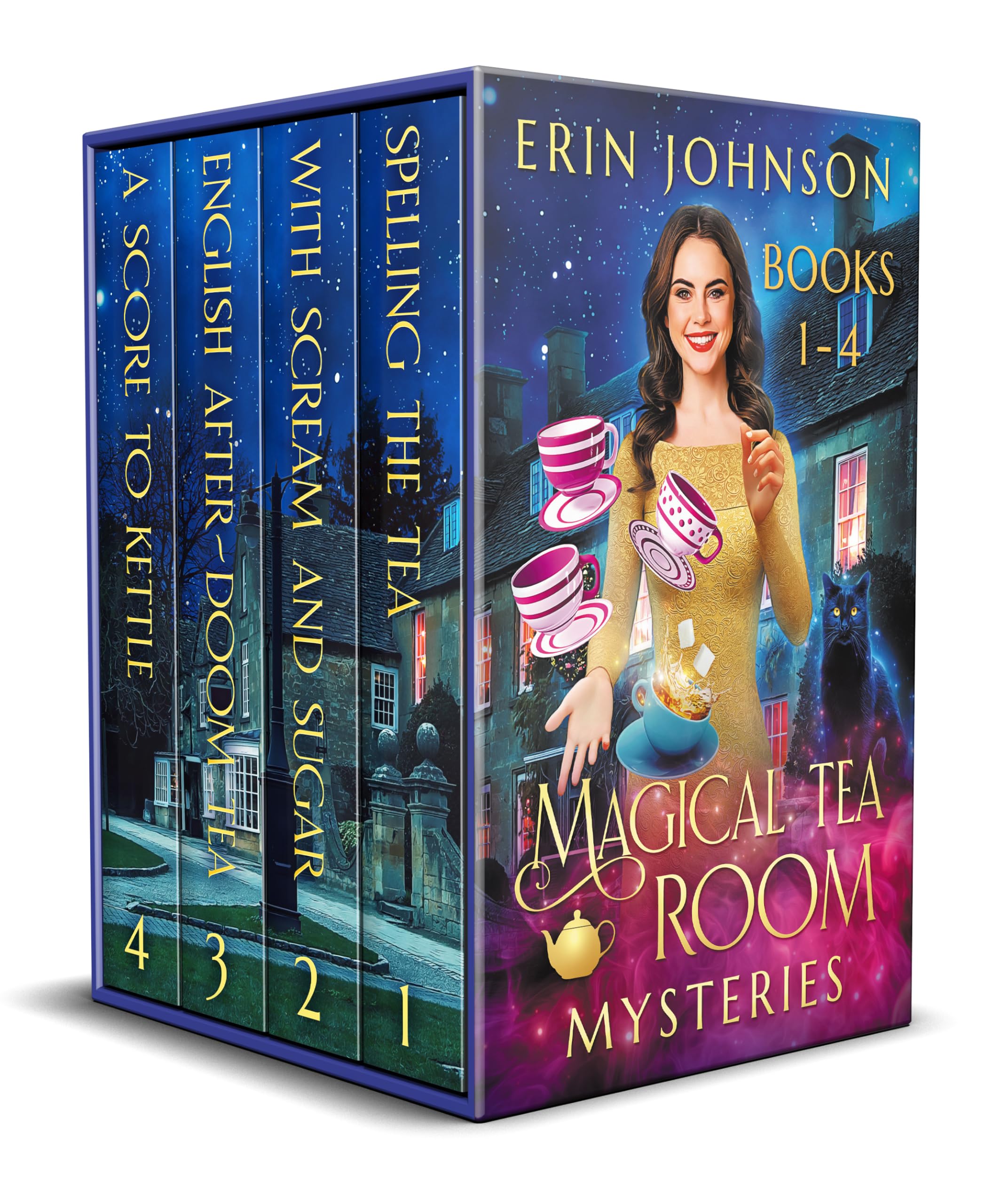 Magical Tea Room Mysteries: Books 1-4 (Kindle Edition)