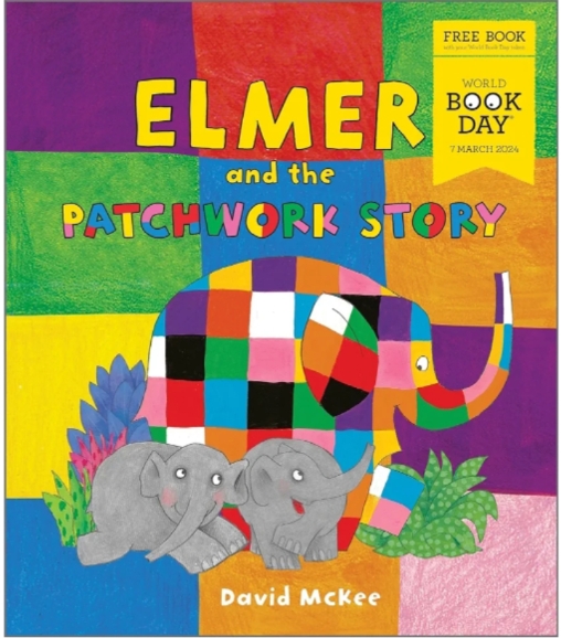 Elmer and the Patchwork Story: World Book Day 2024 (Paperback)