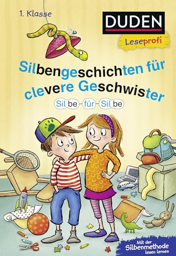 Leseprofi Lesen lernen Silbengeschichten 1. Klasse: Silbengeschichten für clevere Geschwister (Hardcover)