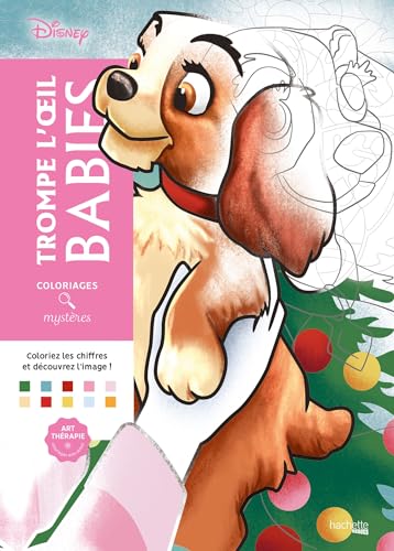 Coloriages mystères Disney - Trompe l'oeil Babies (Paperback)