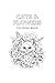 Cats & Flowers: Coloring Book